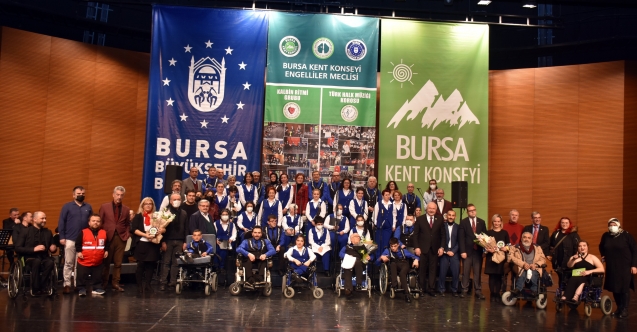 Bursa Kent Konseyi’nde engellilere moral gecesi