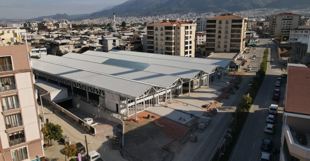 'Millet Mahallesi Kapalı Pazar Yeri' açılışa gün sayıyor