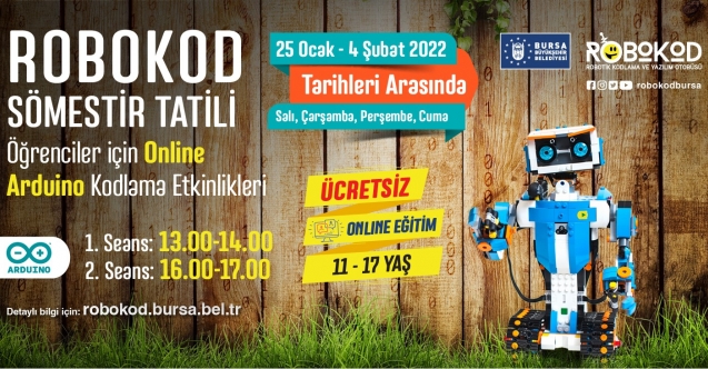 Sömestrde ücretsiz kodlama eğitimi