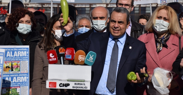CHP İl Başkanı'ndan Zam İsyanı: 1 adet kabak 10 lira 49 kuruş