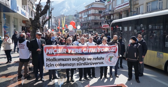 Hekimler: Gitmiyoruz!