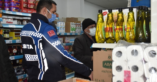 Zabıtadan marketlere yağ denetimi