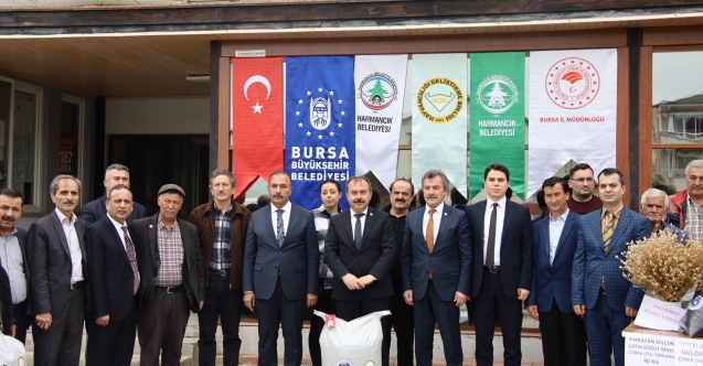 Harmancıklı çiftçiye çörek otu tohumu desteği