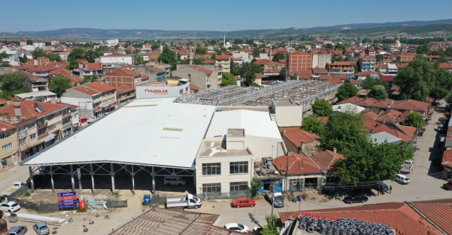 Yenişehir pazar alanında çalışma hızlandı