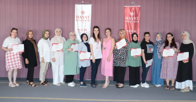 Hayat Hastanesi Gebe Okulu sona erdi