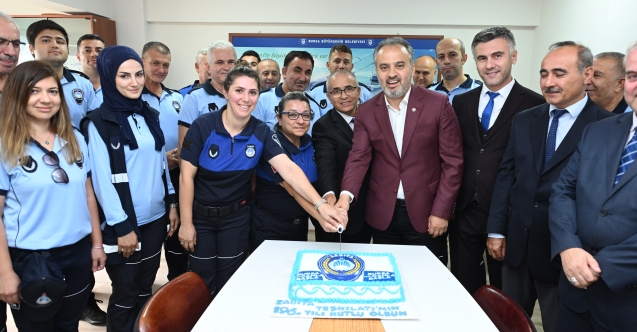 Bursa'da zabıtanın 196’ncı gurur yılı