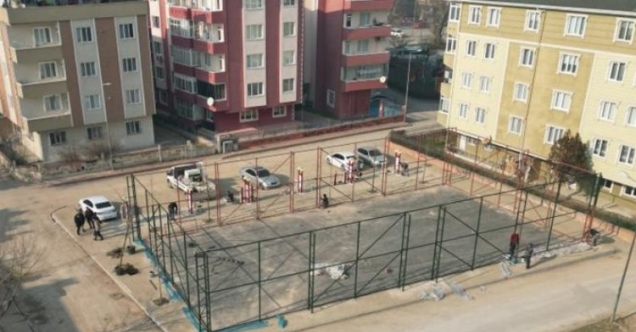 Bursa İnegöl'de semt sahası yenileniyor
