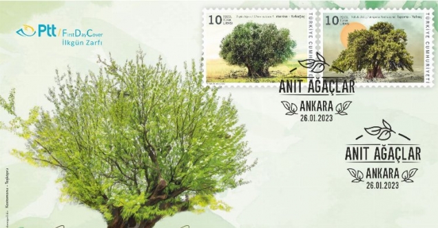 PTT'den 'Anıt Ağaçlar'a özel pul