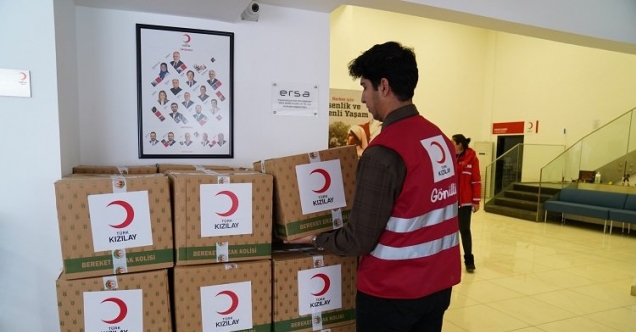Kızılay'dan afetzedelere destek