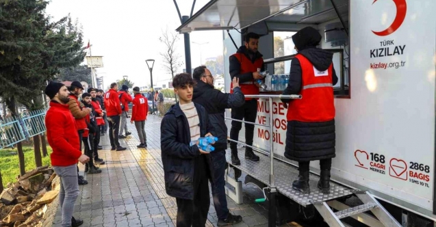 Kızılay'dan mobil mutfak hizmeti