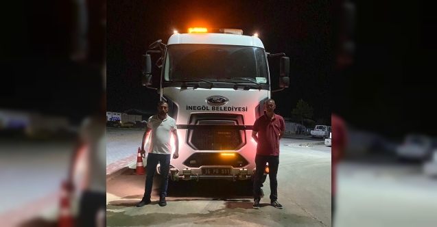 İNEGÖL'DEN ORMAN YANGINLARINA EKİP DESTEĞİ