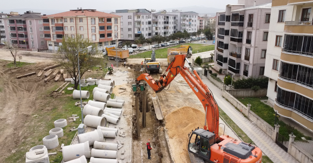 Mustafakemalpaşa'da 50 yıllık altyapı sorununa neşter vuruldu