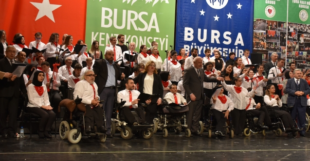 Engelli bireylerin müzik performansı Bursa'da yankı buldu
