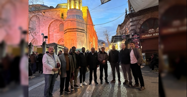 Bursa MUŞSİAD, yılın ilk namazında Ulucami’de dua etti