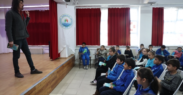 Göl Yazıevi’nin konuğu Serdar Uslu öğrencilerle buluştu
