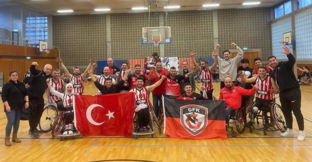 Gazişehir Gaziantep Tekerlekli Sandalye Basketbol Takımı Münih'te Şampiyon Oldu!