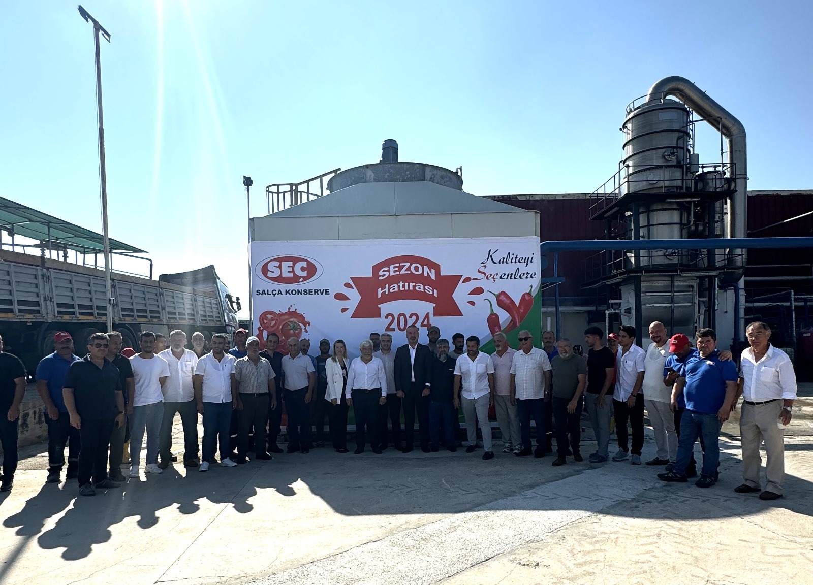 Karacabey'de salça üretim sezonu açıldı