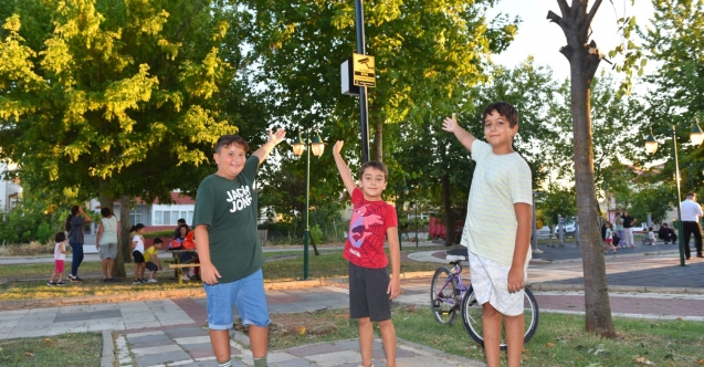 Yenişehir'de parklar 7/24 gözetim altında