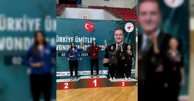 Osmangazili taekwondocu Türkiye ikincisi oldu