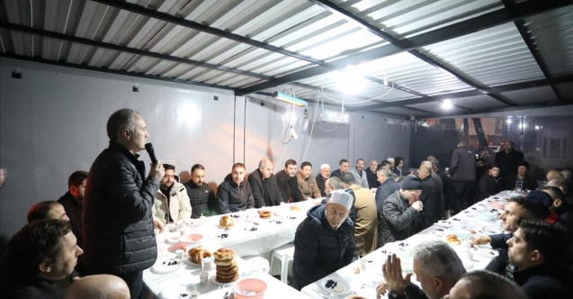 Bereket Sofrası Mevlana Camiinde Kuruldu