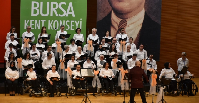 Bursa Kent Konseyi’nde engellilere moral gecesi