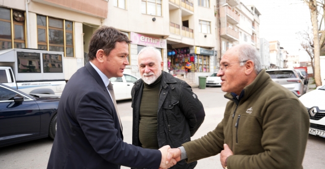 Başkan Aydın esnaf ve vatandaşlarla buluştu