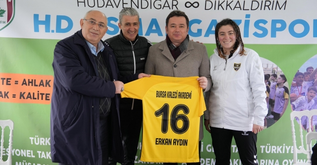 Başkan Aydın’dan Hüdavendigar Dikkaldırım Osmangazi SK’ya ziyaret