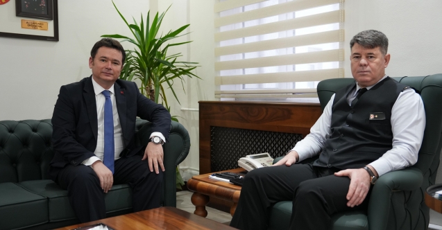 Başkan Aydın’dan Tuğgeneral Tataroğlu’na hayırlı olsun ziyareti