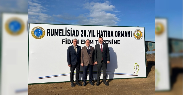 Rumelisiad 10 bin fidan dikerek geleceğe iz bıraktı