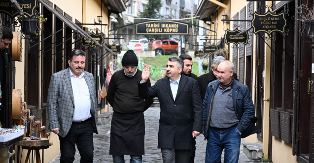 Başkan Yılmaz, esnafı ziyaret etti