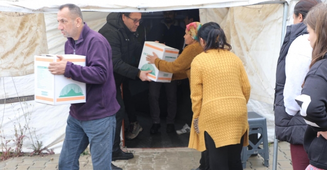 Mudanya'dan Hatay'a yardım eli