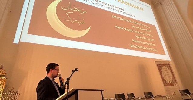 Münih'te Ramazan resepsiyonu ve kitap tanıtımı