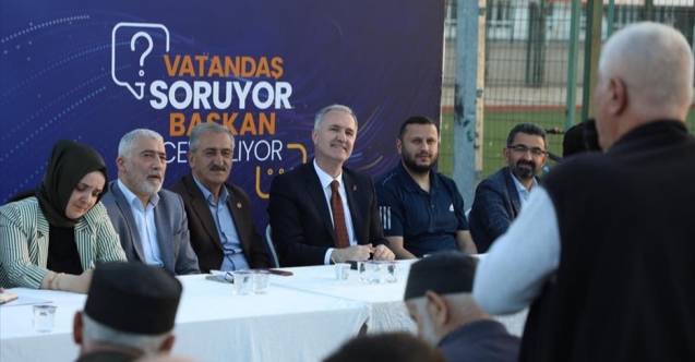 Başkan Taban mahalle sakinleriyle buluştu