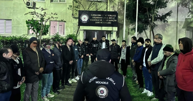 Bursa'da çok sayıda yabancı uyruklu yakalandı