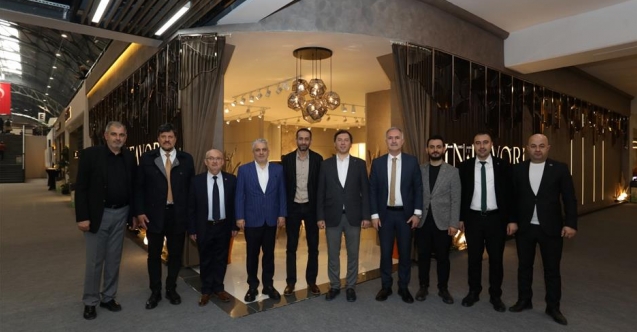 AK Parti heyetinden İnegöl mobilyacılarına destek ziyareti