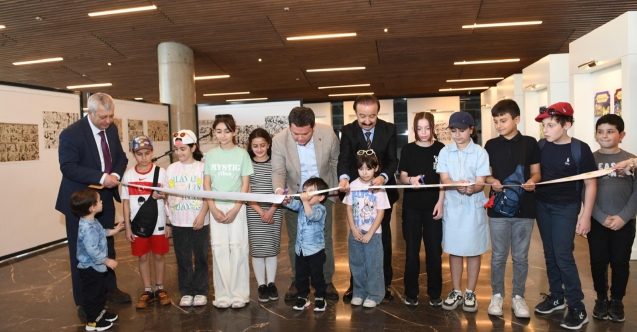 Osmangazi'de çizgi roman sergisi açıldı