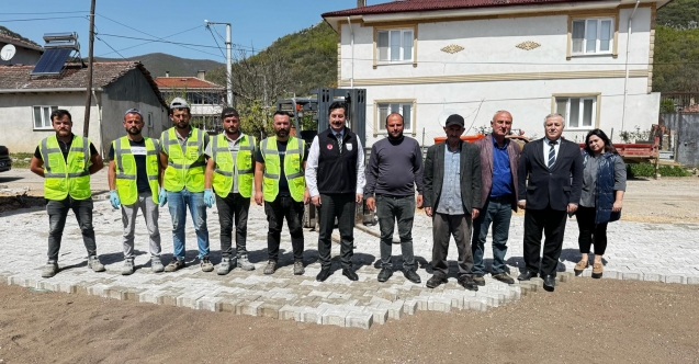 Başkan Özel yol yapım çalışmalarını denetledi