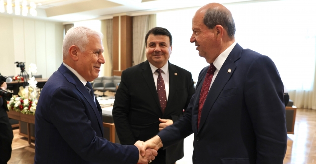 Başkan Bozbey KKTC'de Cumhurbaşkanı Tatar ile görüştü