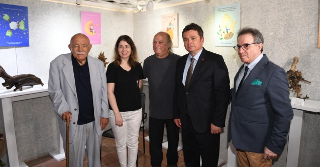 Osmangazi'de ölü ağaç dalları sanat eserine dönüştü