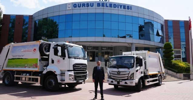 Gürsu Belediyesi'ne Çevre Bakanlığı'ndan hibe araç desteği