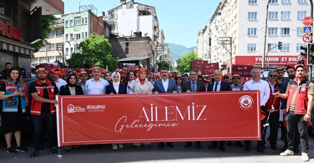 Yıldırım'da Aile Haftası'na özel farkındalık yürüyüşü