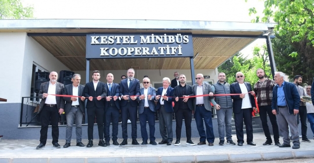 Kestel Minibüs Kooperatifi yeni yüzüyle açıldı: Esnaftan Başkan Erol'a teşekkür