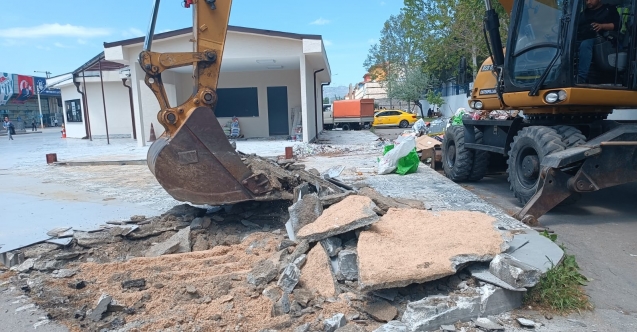 Bursa otobüs terminalinde altyapı yenileme çalışmaları başladı