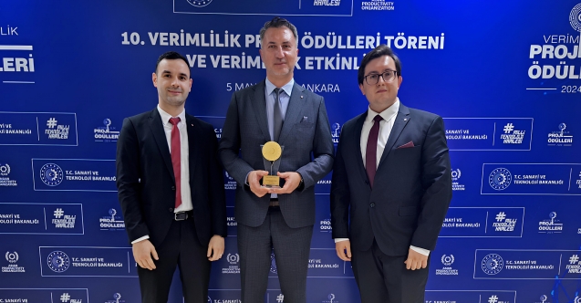 Çilek, T.C. Sanayi ve Teknoloji Bakanlığı’nın Verimlilik Proje Ödülü’ne layık görüldü