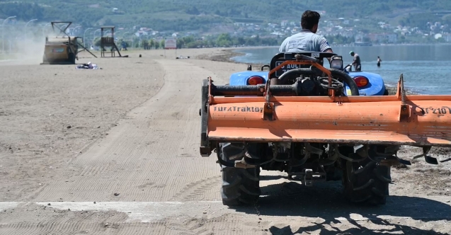 Bursa plajları sezona hazır hale geliyor