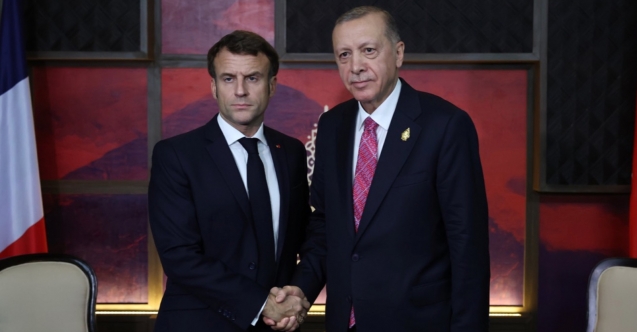 Erdoğan-Macron görüşmesinde Çelik Kubbe” vurgusu