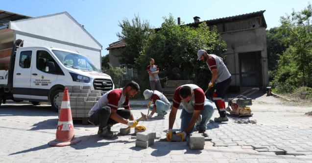 İnegöl Belediyesi’nden Tahtaköprü Mahallesine Hizmet Hamlesi