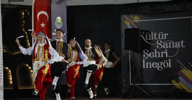 İnegölde Halk Dansları Gecesi İle Yaz Etkinlikleri Başladı