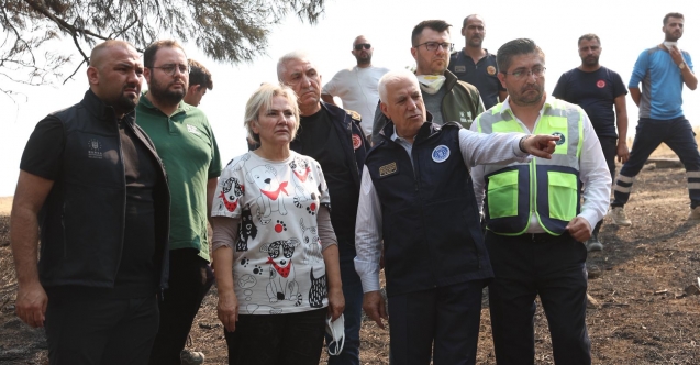 Başkan Bozbeyden Gürsu TOKİ bölgesinde inceleme
