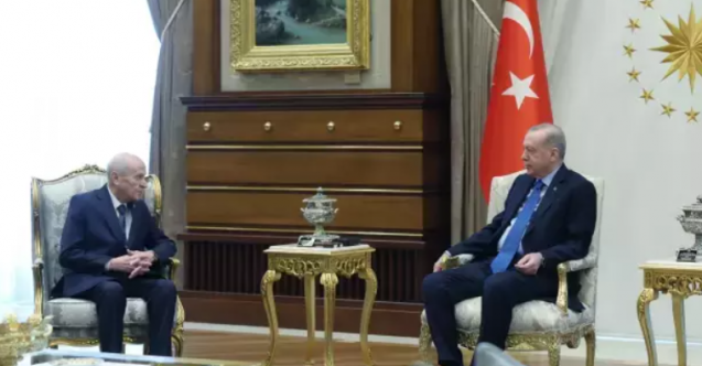Erdoğan ile Bahçeli arasında kritik görüşme